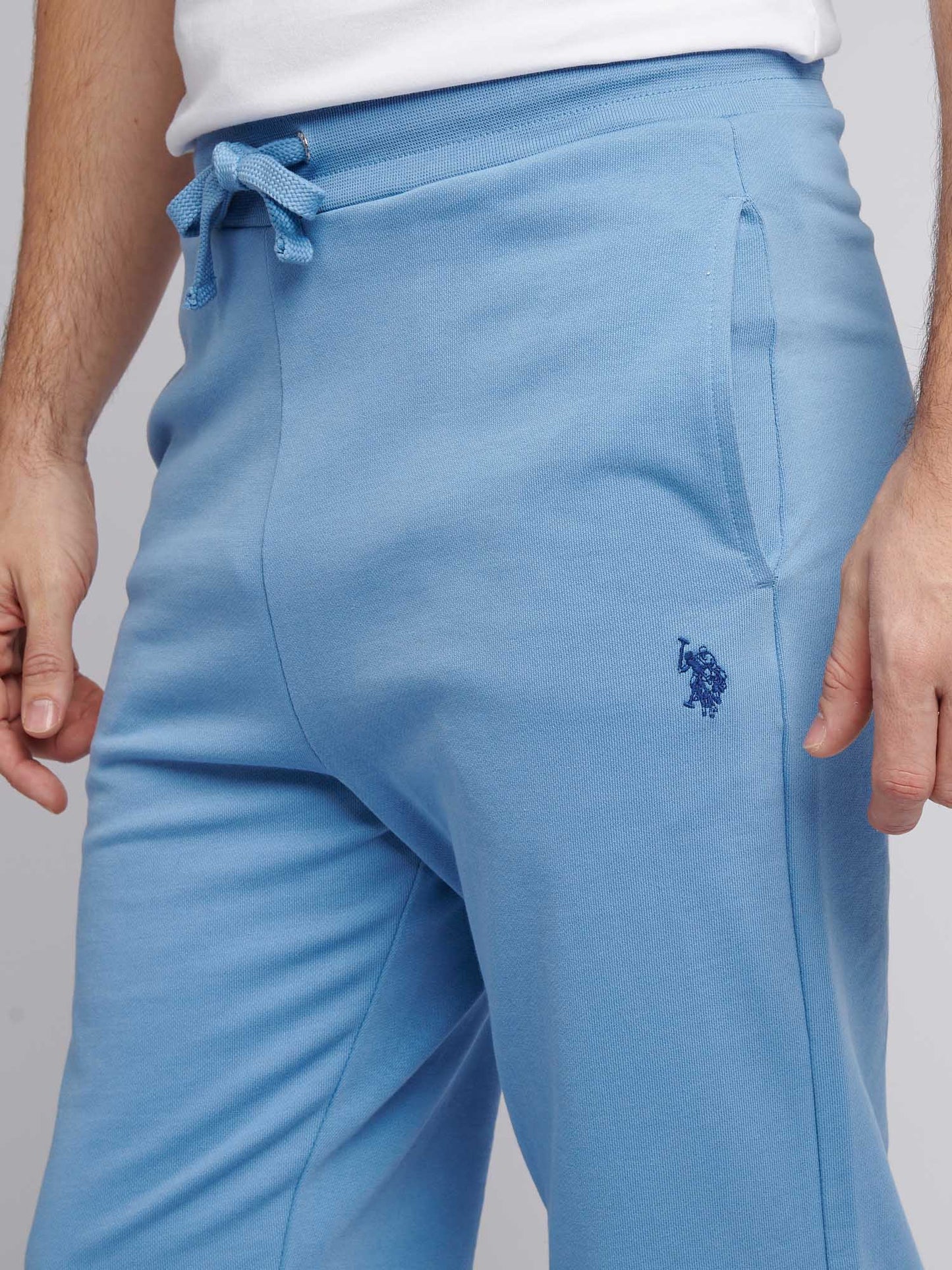 Mens Double Horsemen Loopback Jogger in Allure