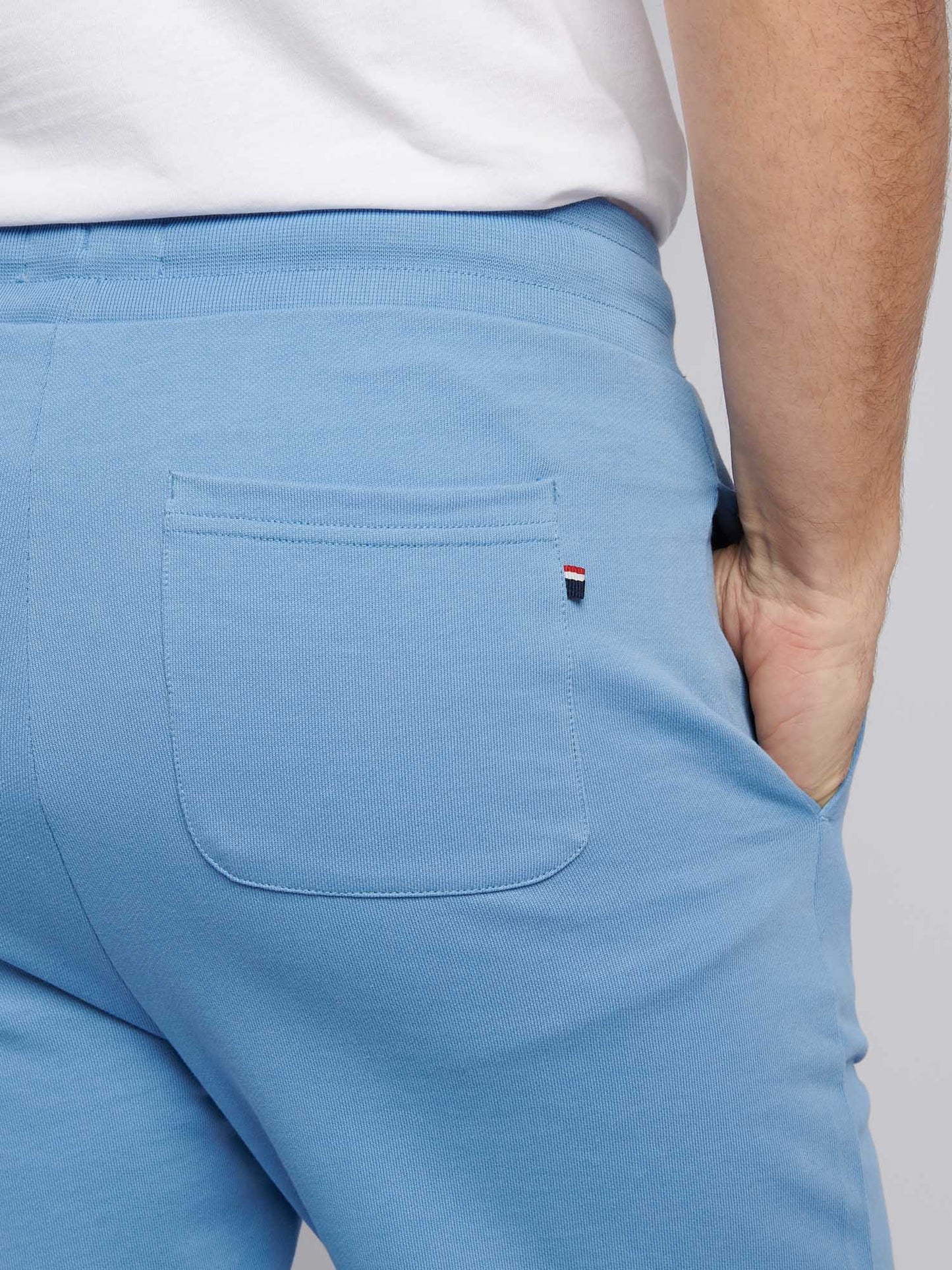 Mens Double Horsemen Loopback Jogger in Allure