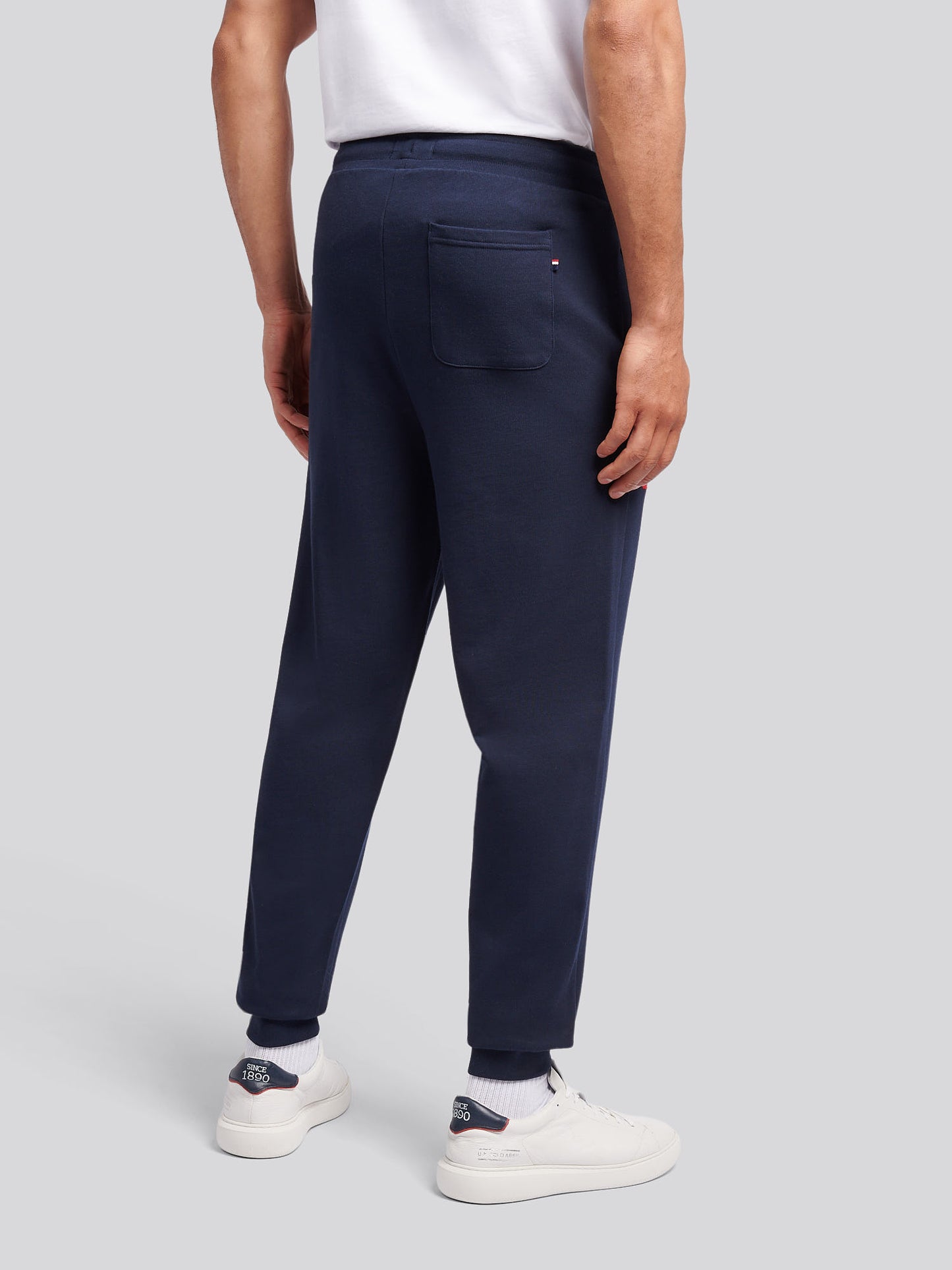 Mens Player 3 Loopback Jogger in Dark Sapphire Navy / Haute Red DHM