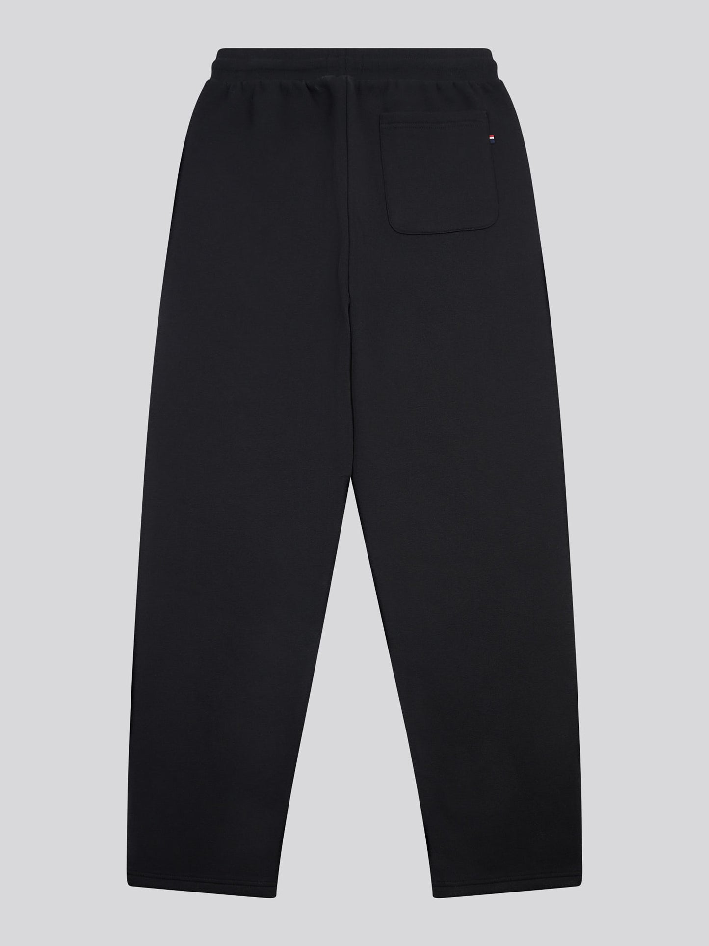 Mens Double Horsemen Straight Leg Jogger in Black