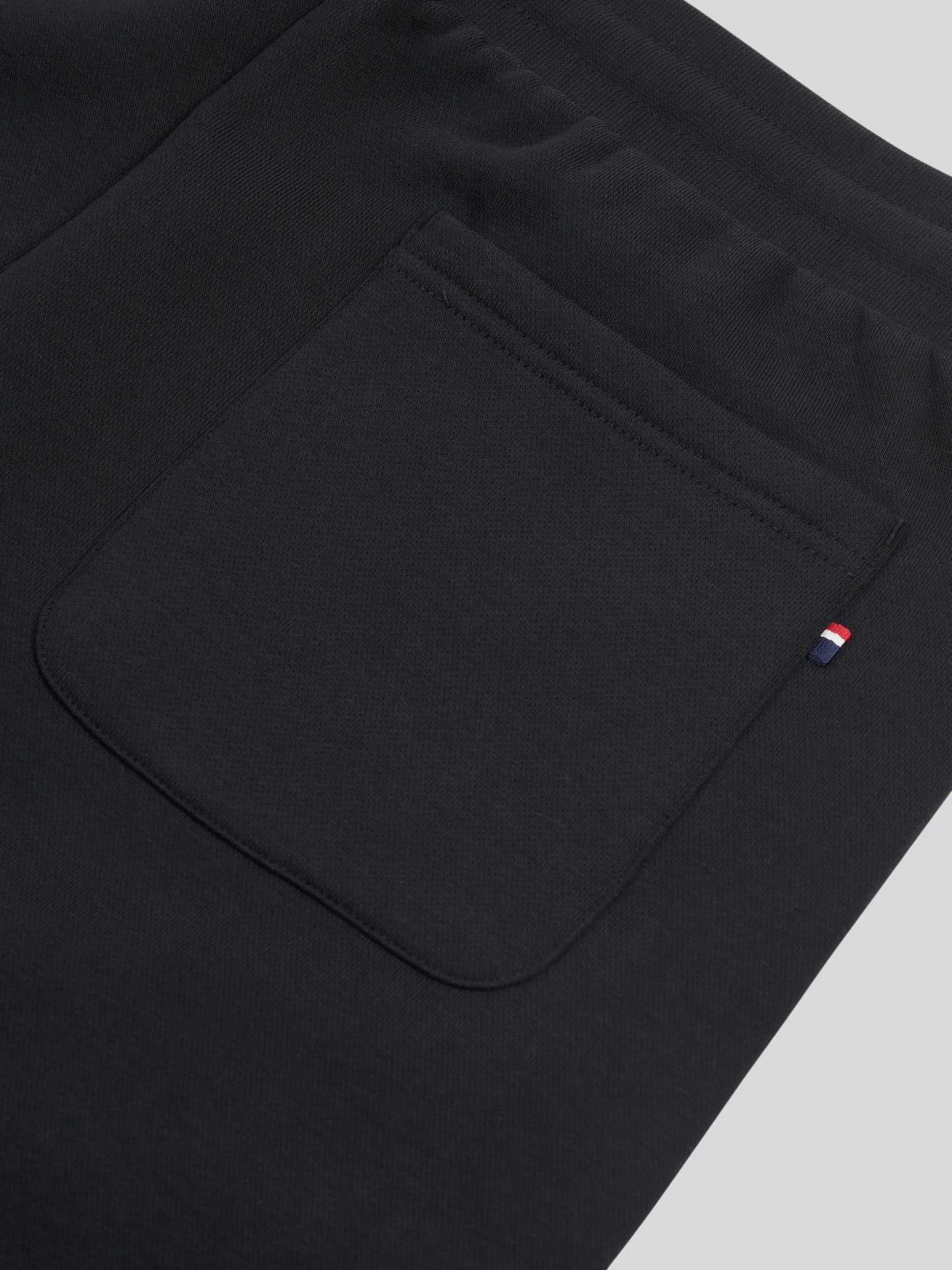 Mens Double Horsemen Straight Leg Jogger in Black