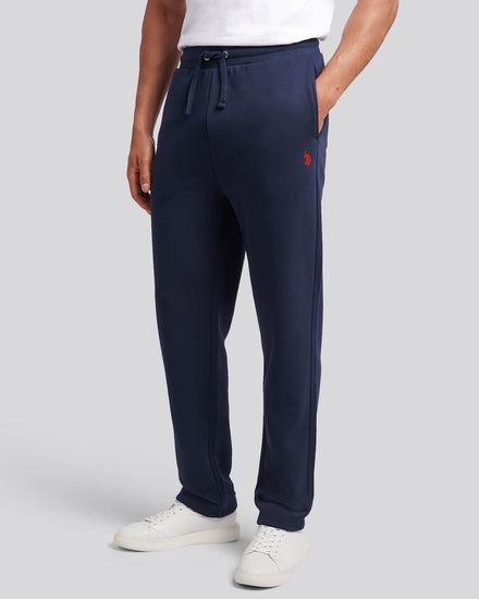 Mens Double Horsemen Straight Leg Jogger in Dark Sapphire Navy / Haute Red DHM