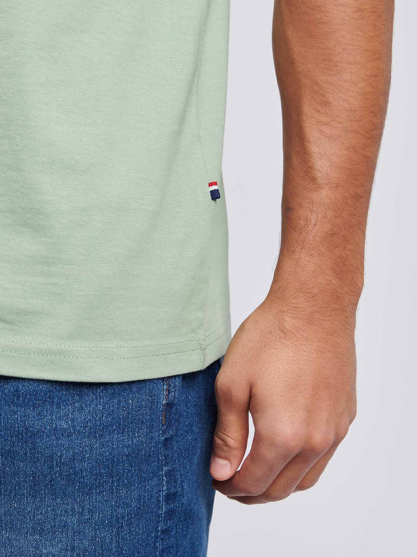 Mens Double Horsemen Pocket T-Shirt in Green Bay