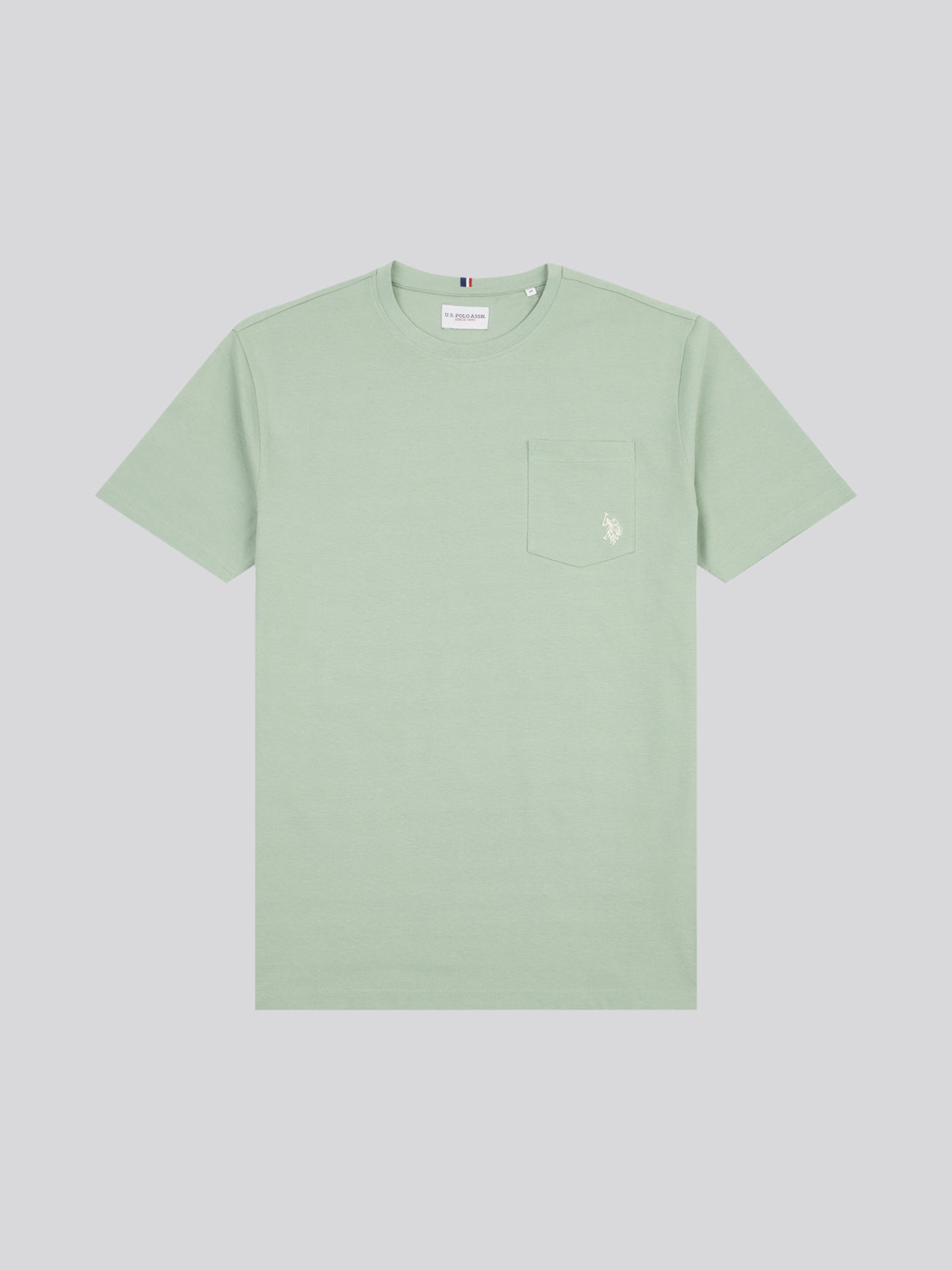 Mens Double Horsemen Pocket T-Shirt in Green Bay