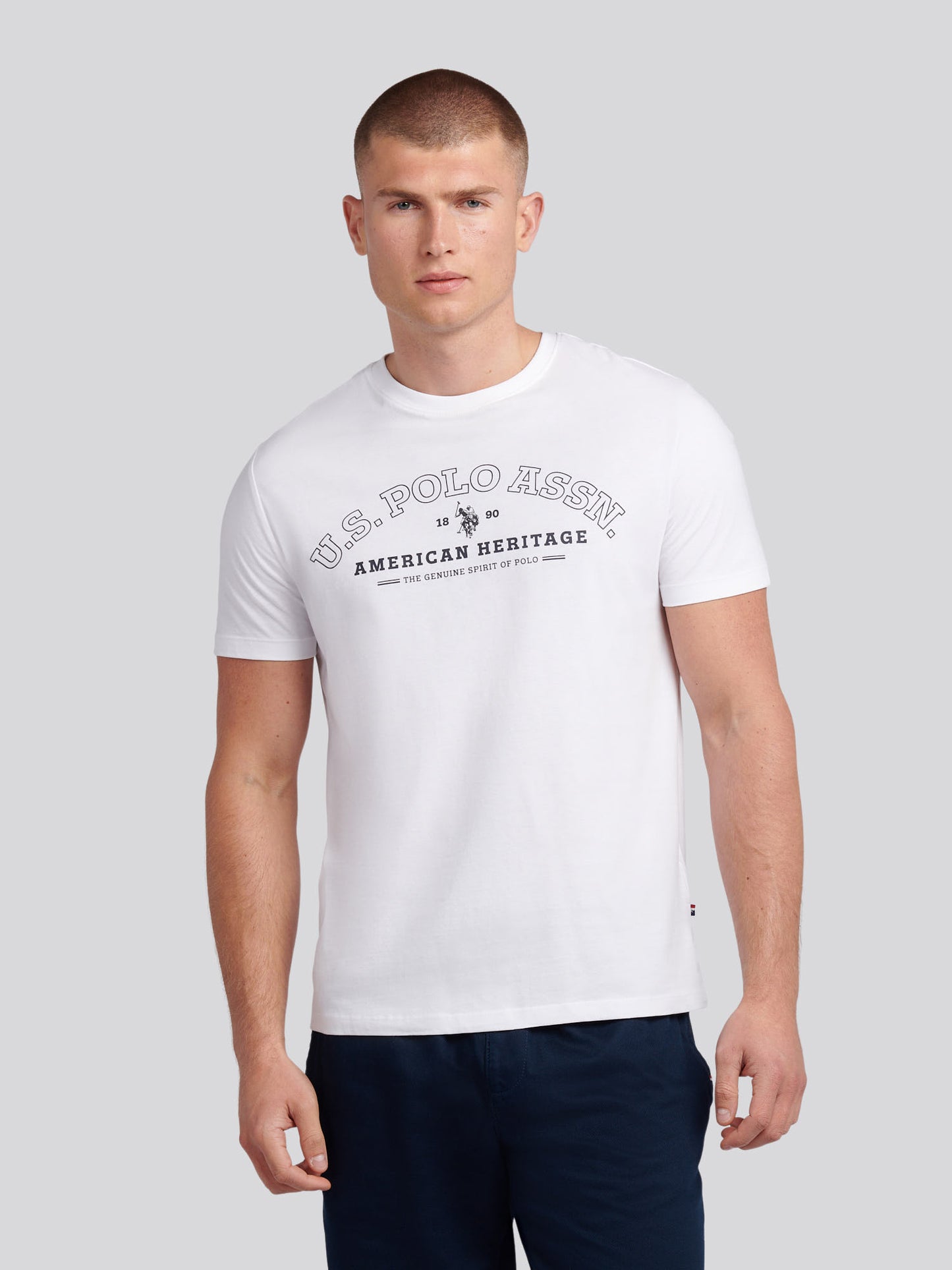 Mens Heritage Graphic T-Shirt in Bright White