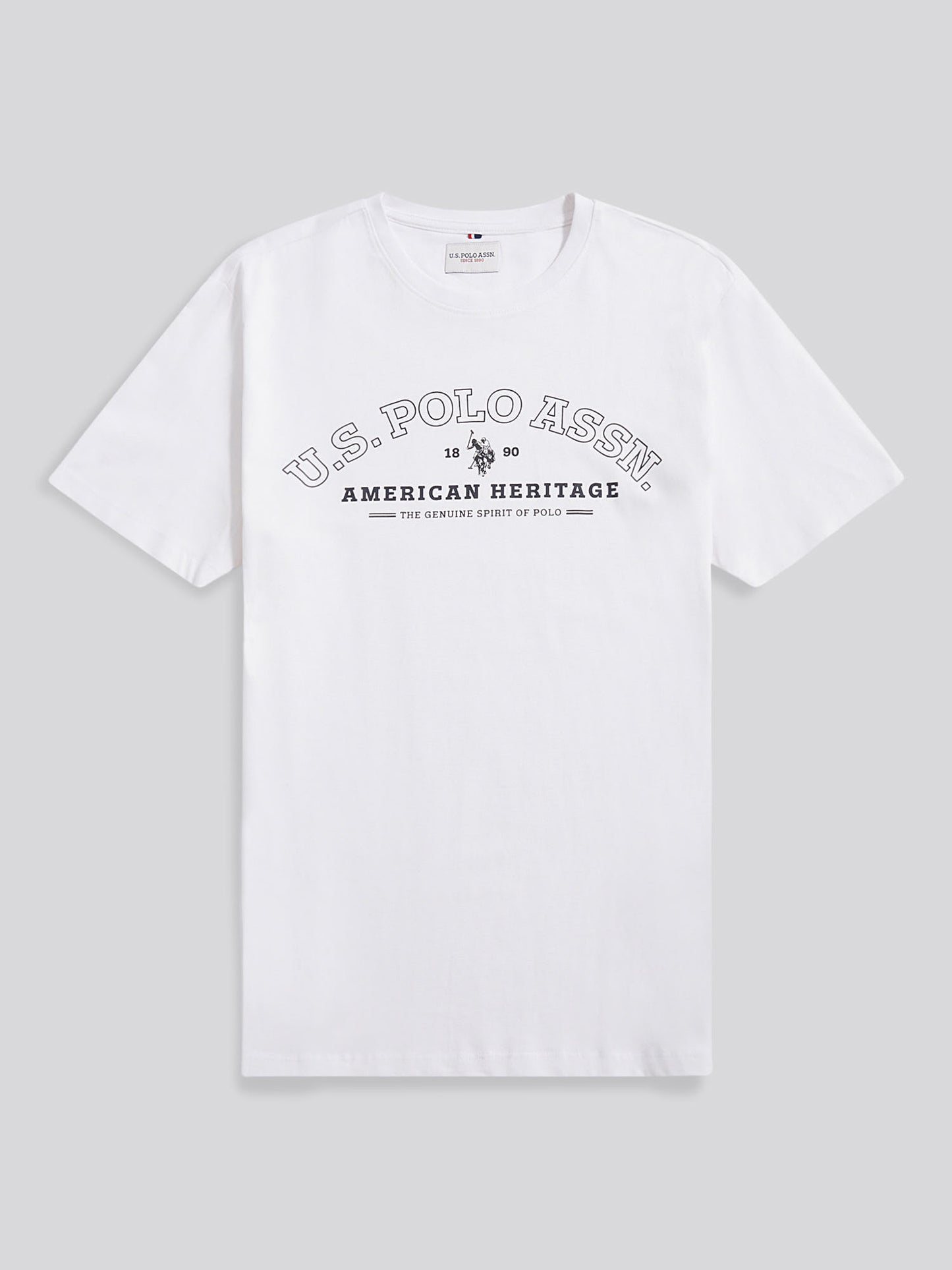 Mens Heritage Graphic T-Shirt in Bright White