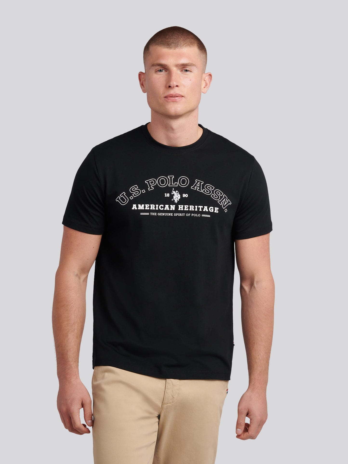 Mens Heritage Graphic T-Shirt in Black