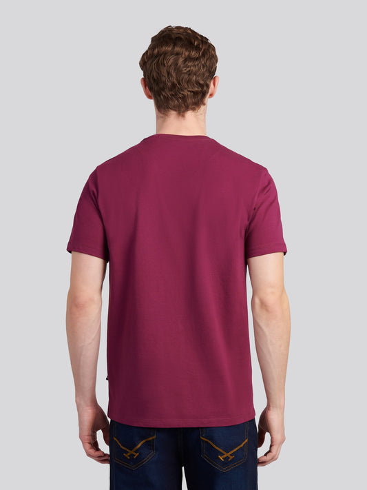 Mens Heritage Graphic T-Shirt in Grape Wine