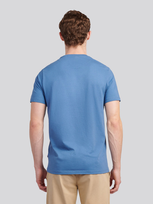 Mens Heritage Graphic T-Shirt in Blue Horizon