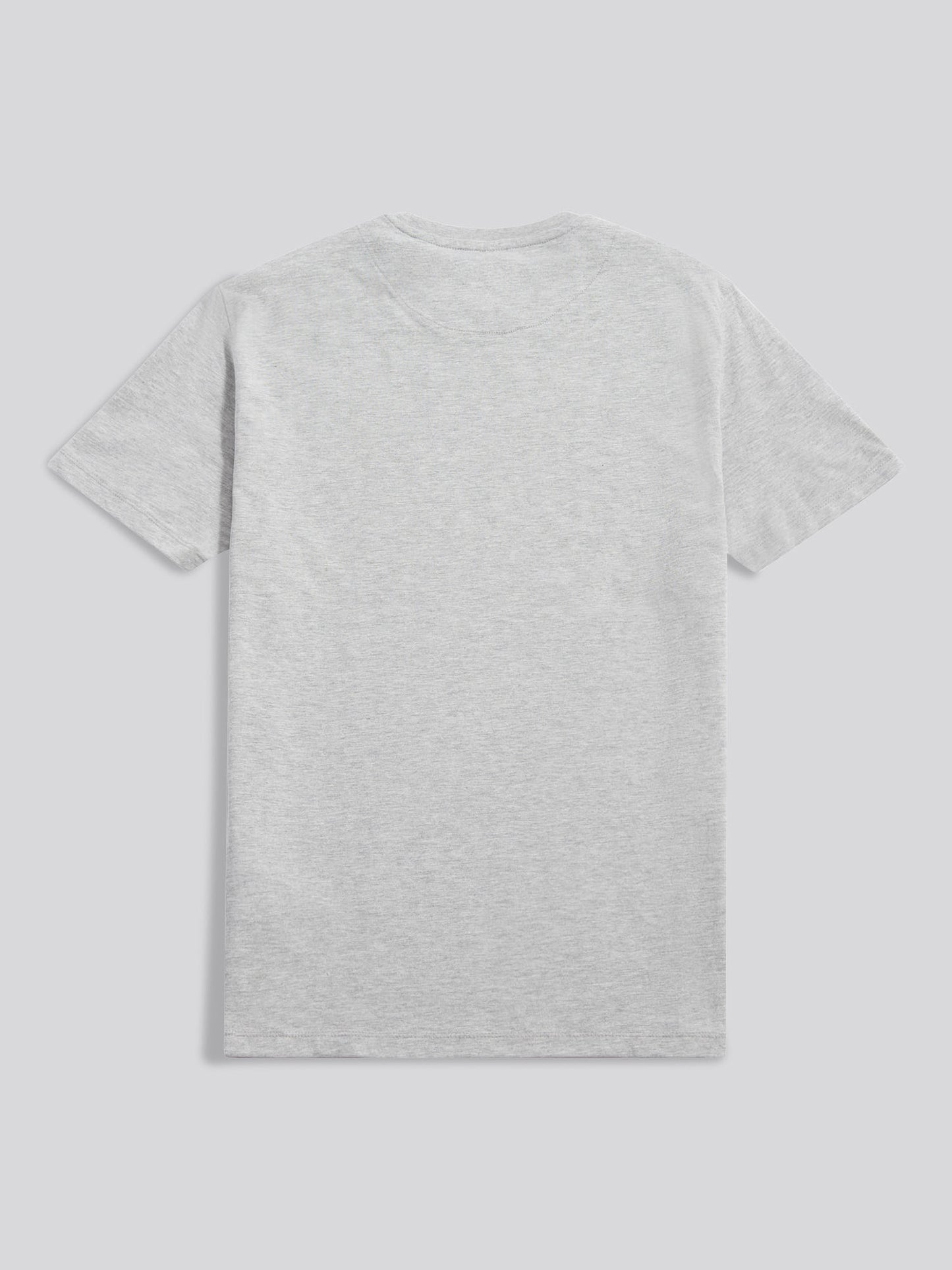 Mens Heritage Graphic T-Shirt in Mid Grey Marl