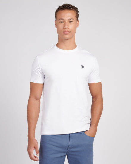 Mens USPA Back Graphic T-Shirt in Bright White