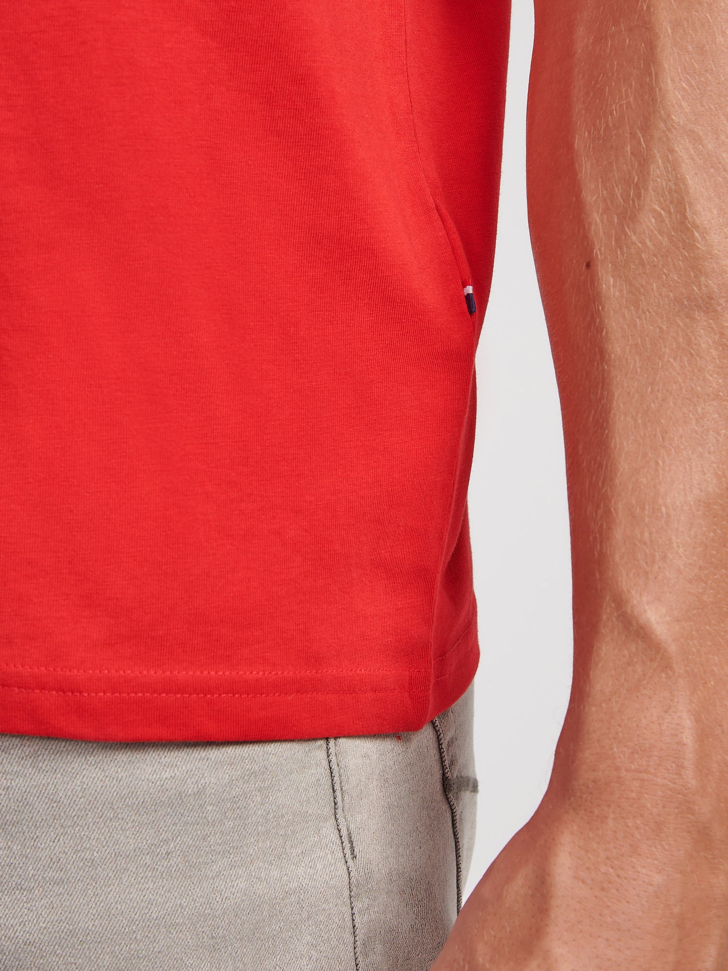 Mens USPA Back Graphic T-Shirt in Haute Red