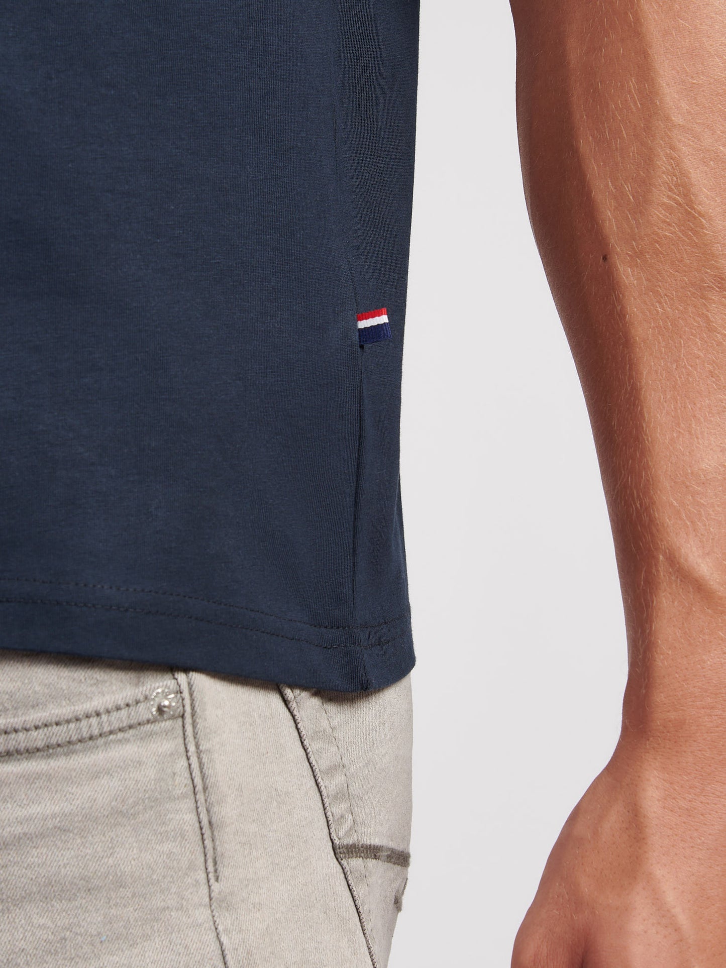 Mens USPA Back Graphic T-Shirt in Dark Sapphire Navy