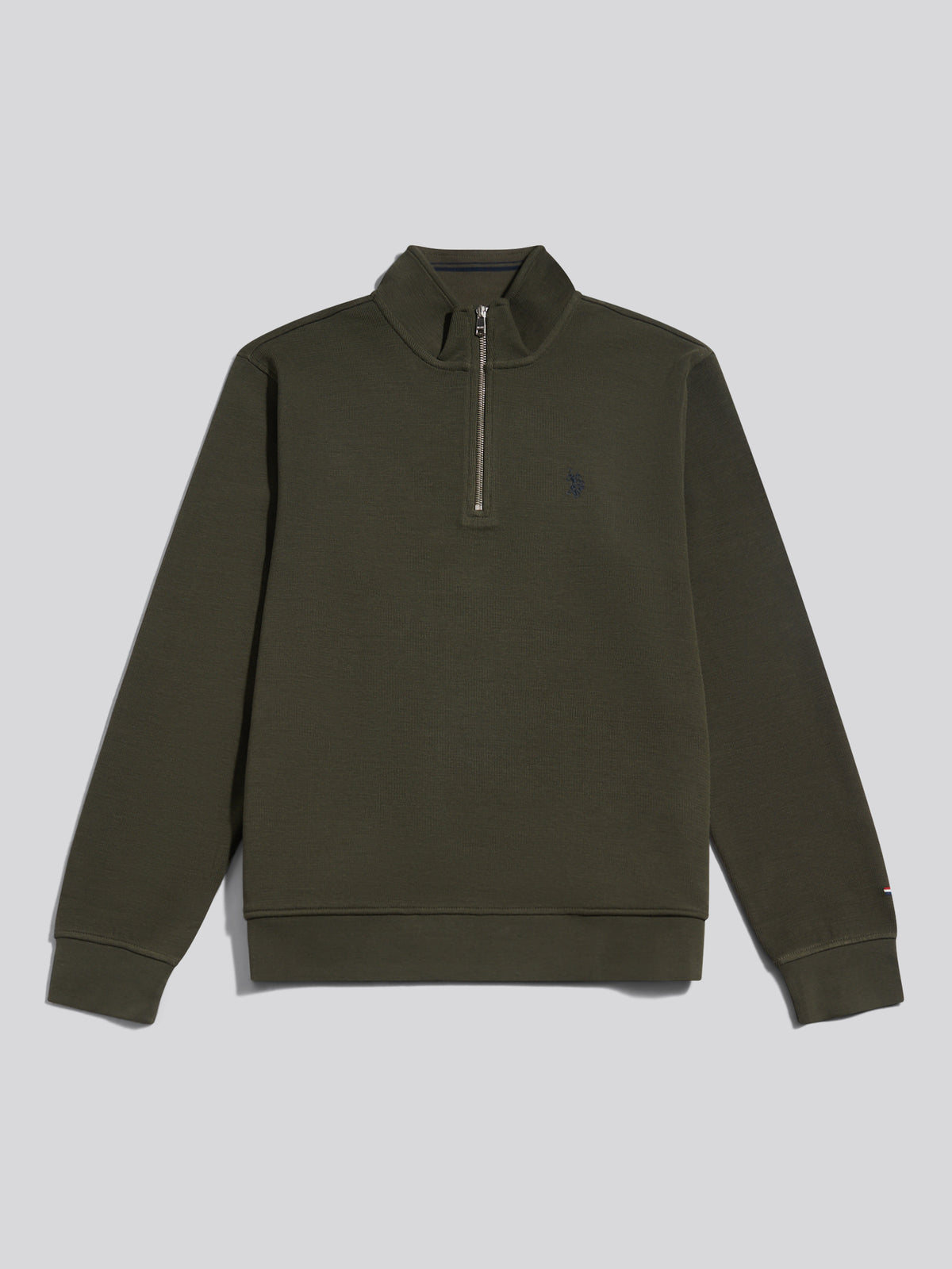 Mens French Rib 1/4 Funnel Forest Night