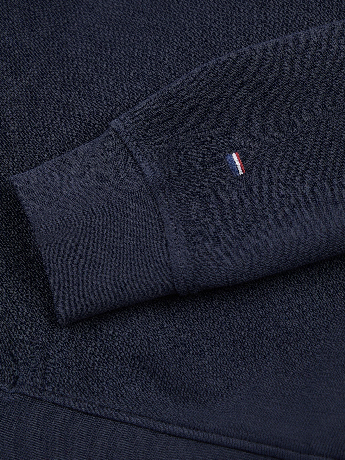 Mens French Rib 1/4 Funnel in Dark Sapphire Navy / Moonlight Blue DHM