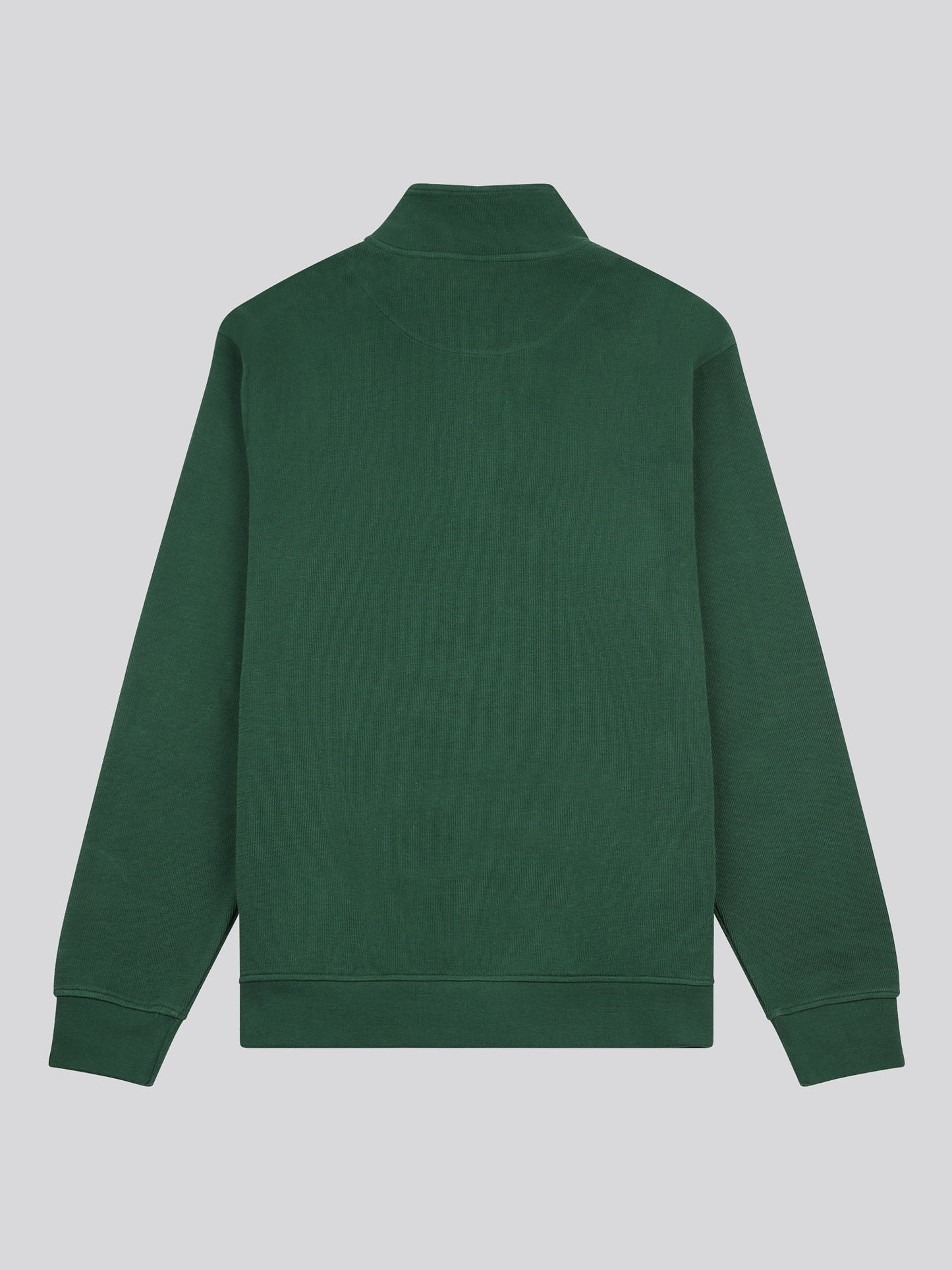 Mens French Rib 1/4 Funnel in Pineneedle