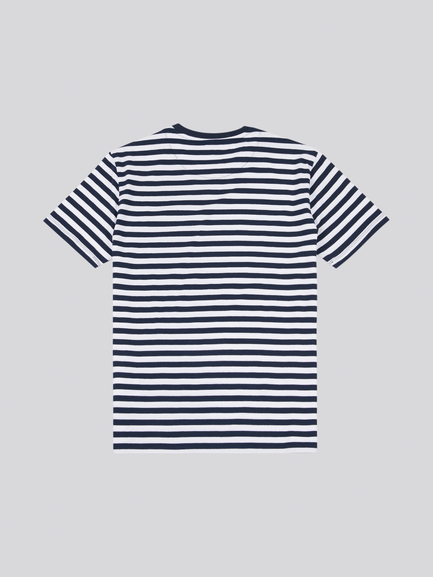 Mens Pencil Stripe Classic T-Shirt in Dark Sapphire Navy