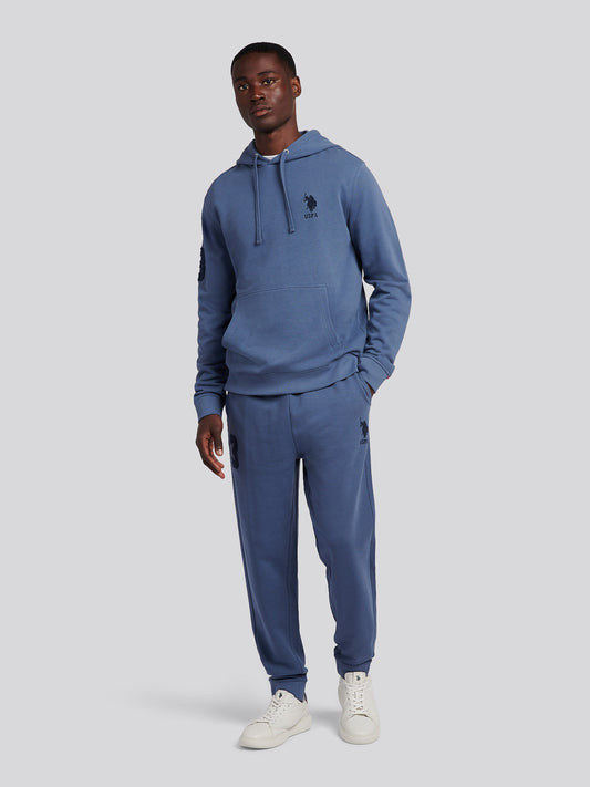 Mens Player 3 Loopback Hoodie in Vintage Indigo