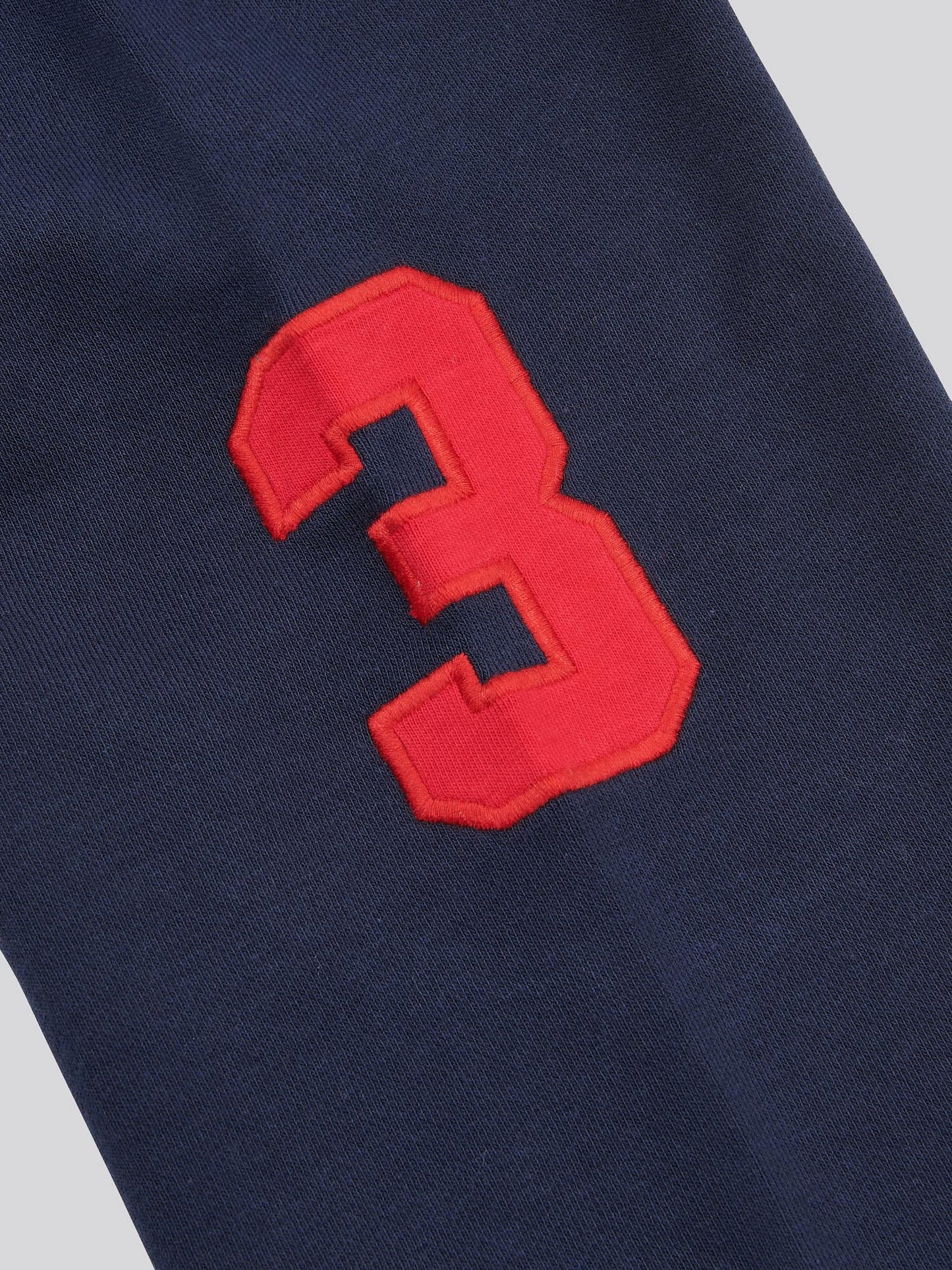 Mens Player 3 Zip Hoodie in Dark Sapphire Navy / Haute Red DHM