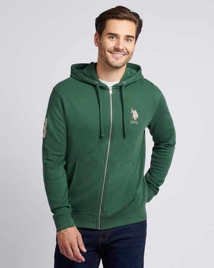 Mens Player 3 Zip Hoodie in Pineneedle