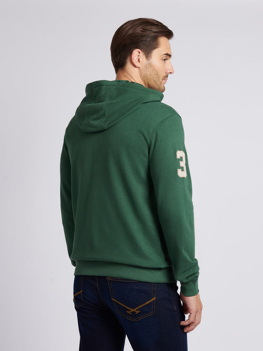 Mens Player 3 Zip Hoodie in Pineneedle