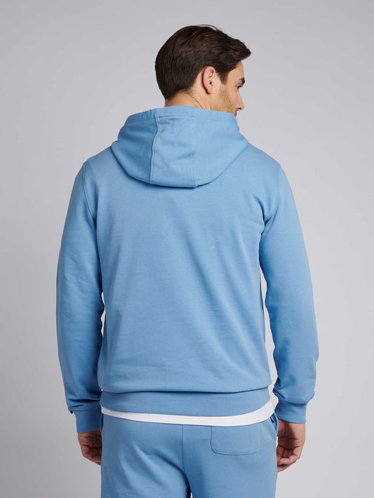 Mens Double Horsemen Loopback Hoodie in Allure
