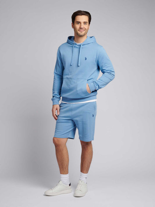 Mens Double Horsemen Loopback Hoodie in Allure