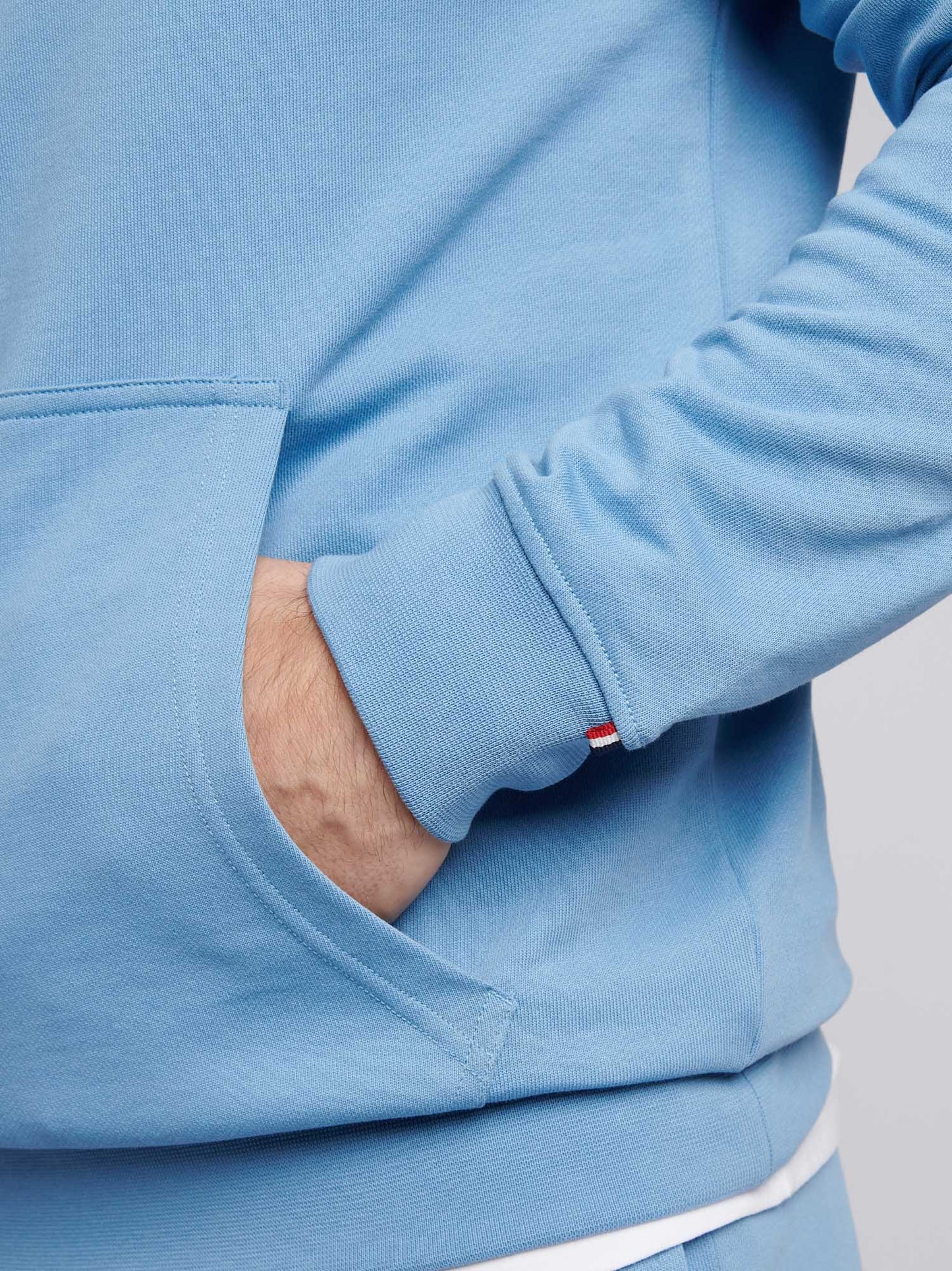 Mens Double Horsemen Loopback Hoodie in Allure