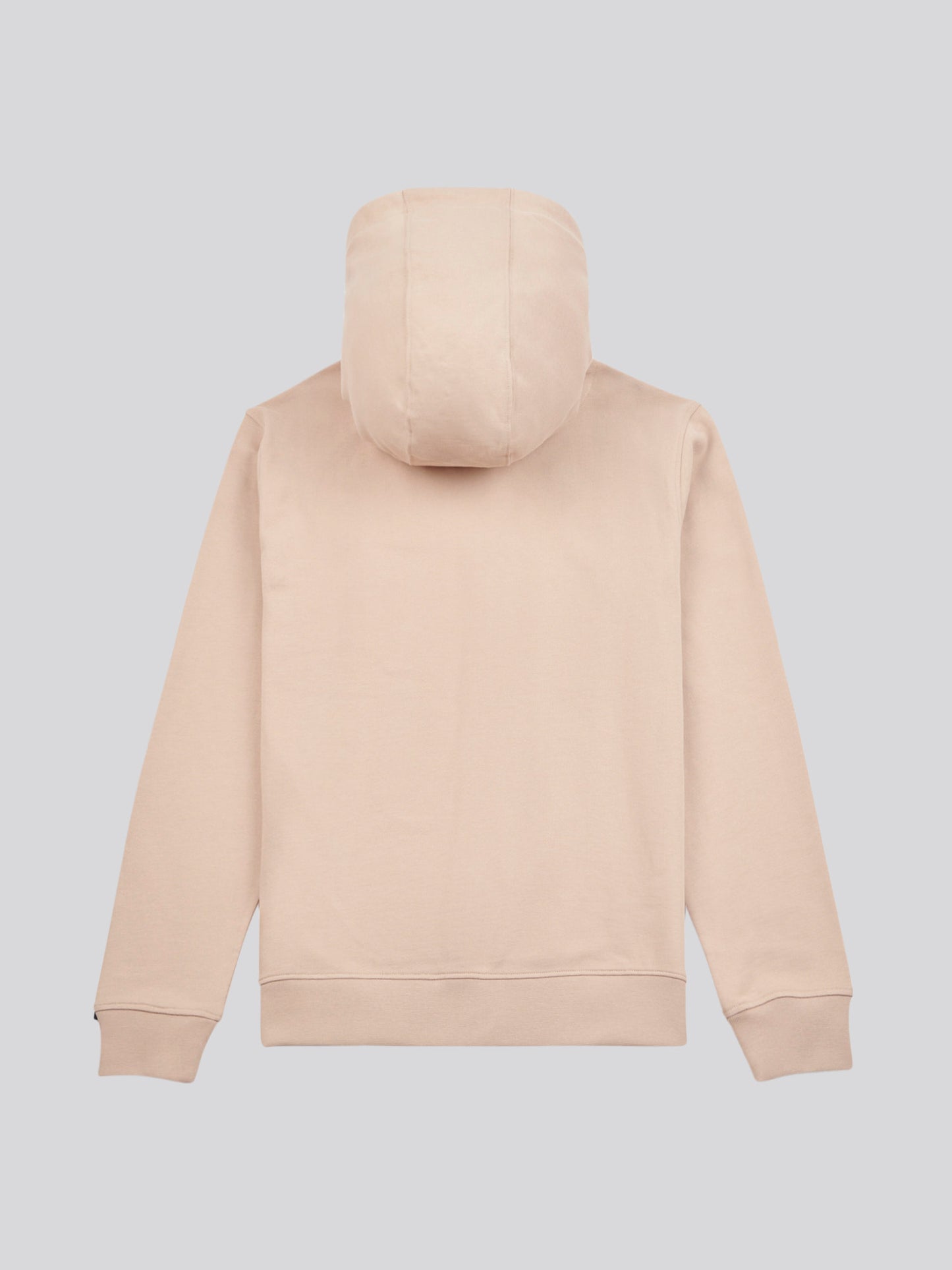 Mens Double Horsemen Loopback Zip Hoodie in Doeskin