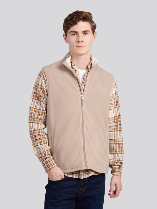 Mens Micro Fleece Gilet in Atmosphere