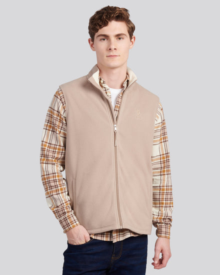 Mens Micro Fleece Gilet in Atmosphere