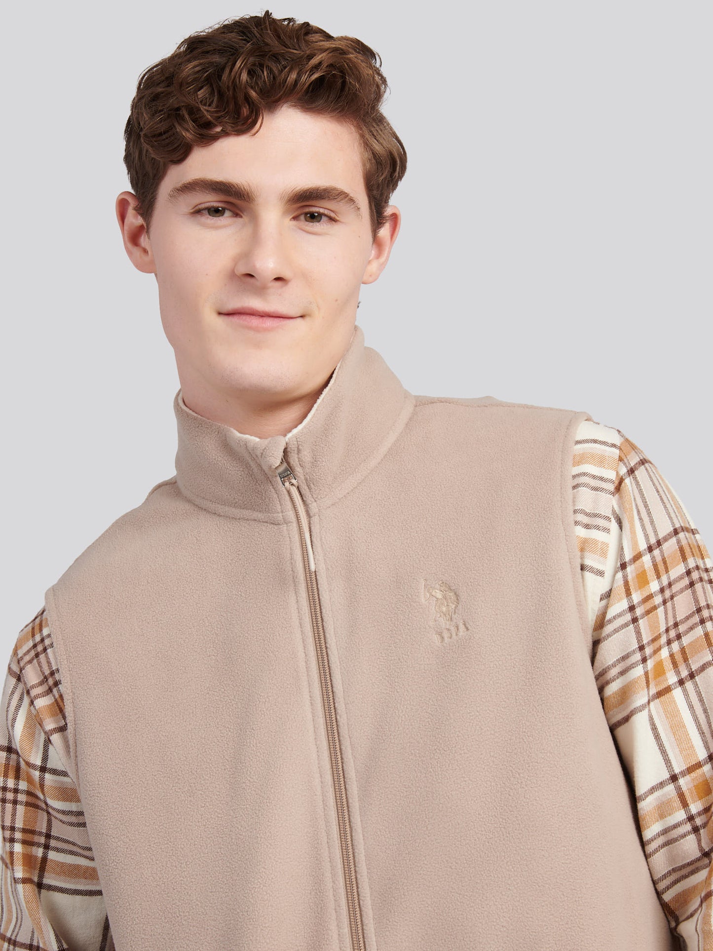 Mens Micro Fleece Gilet in Atmosphere