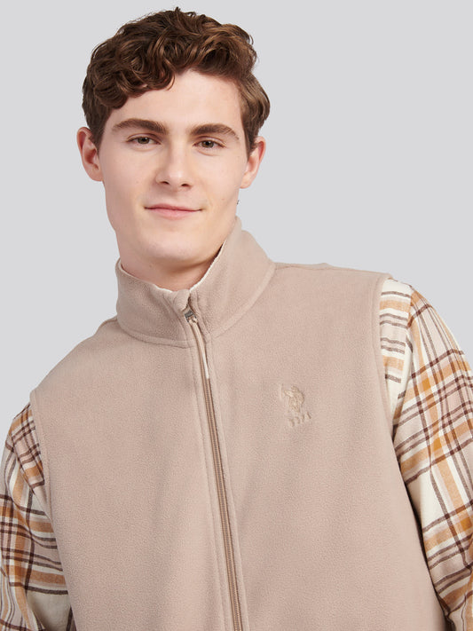 Mens Micro Fleece Gilet in Atmosphere