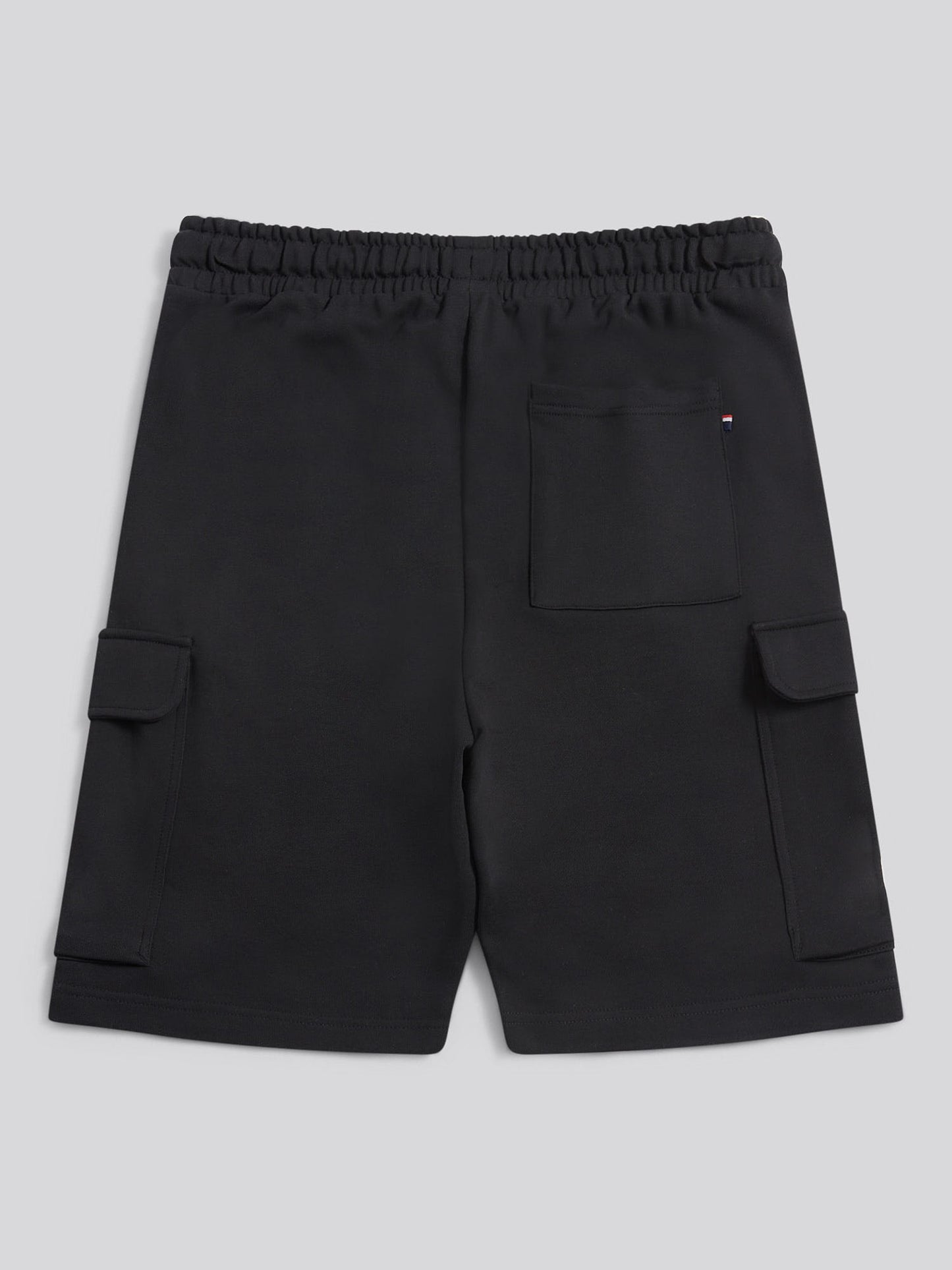 Mens Smart Utility Short in Black Bright White DHM