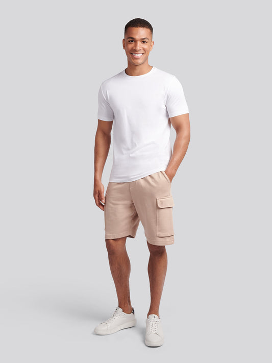 Mens Smart Utility Short in Doeskin