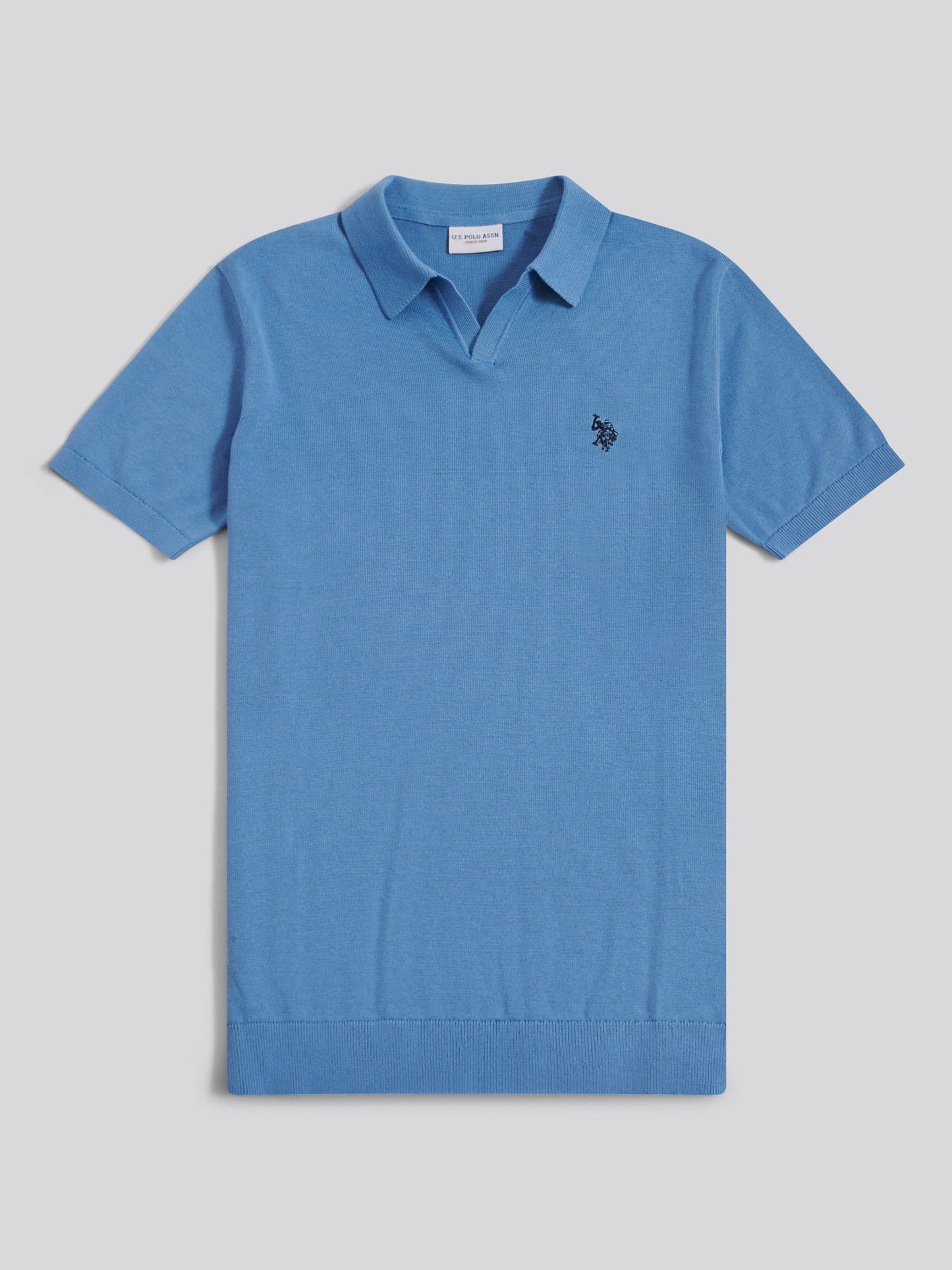Mens Combed Cotton Double Horsemen Revere Polo Shirt Riviera