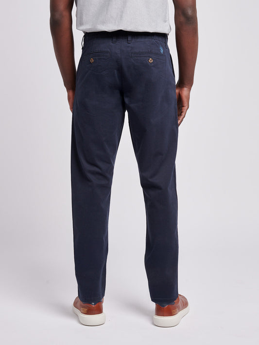 Mens Comfort Waist Classic Chino Dark Sapphire Navy / Moonlight Blue DHM