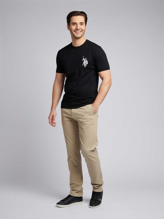 Mens Comfort Waist Classic Chino Trench Coat