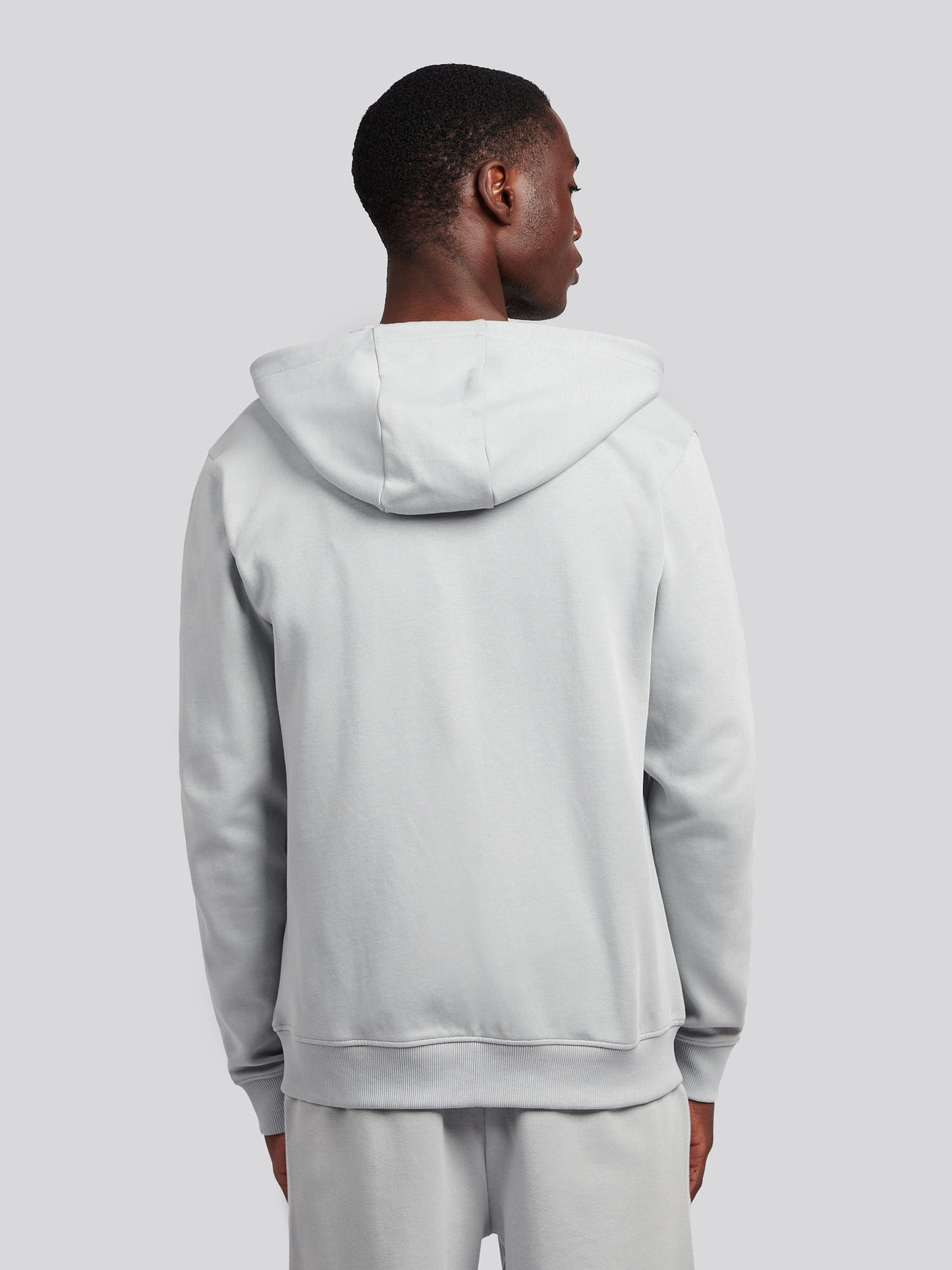 Mens Double Horsemen Zip Hoodie in High Rise