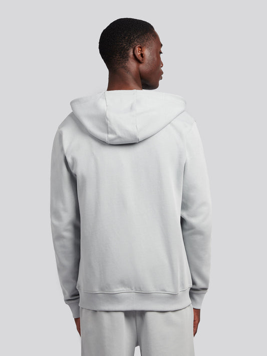 Mens Double Horsemen Zip Hoodie in High Rise