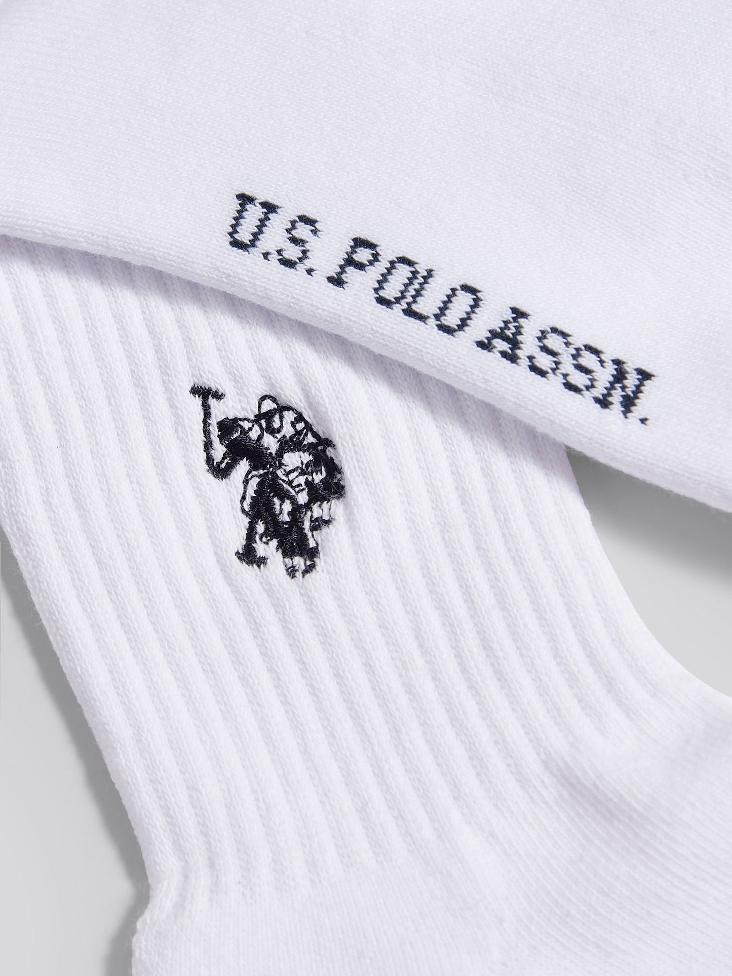 Mens 3 Pack Quarter Sports Sock in Bright White