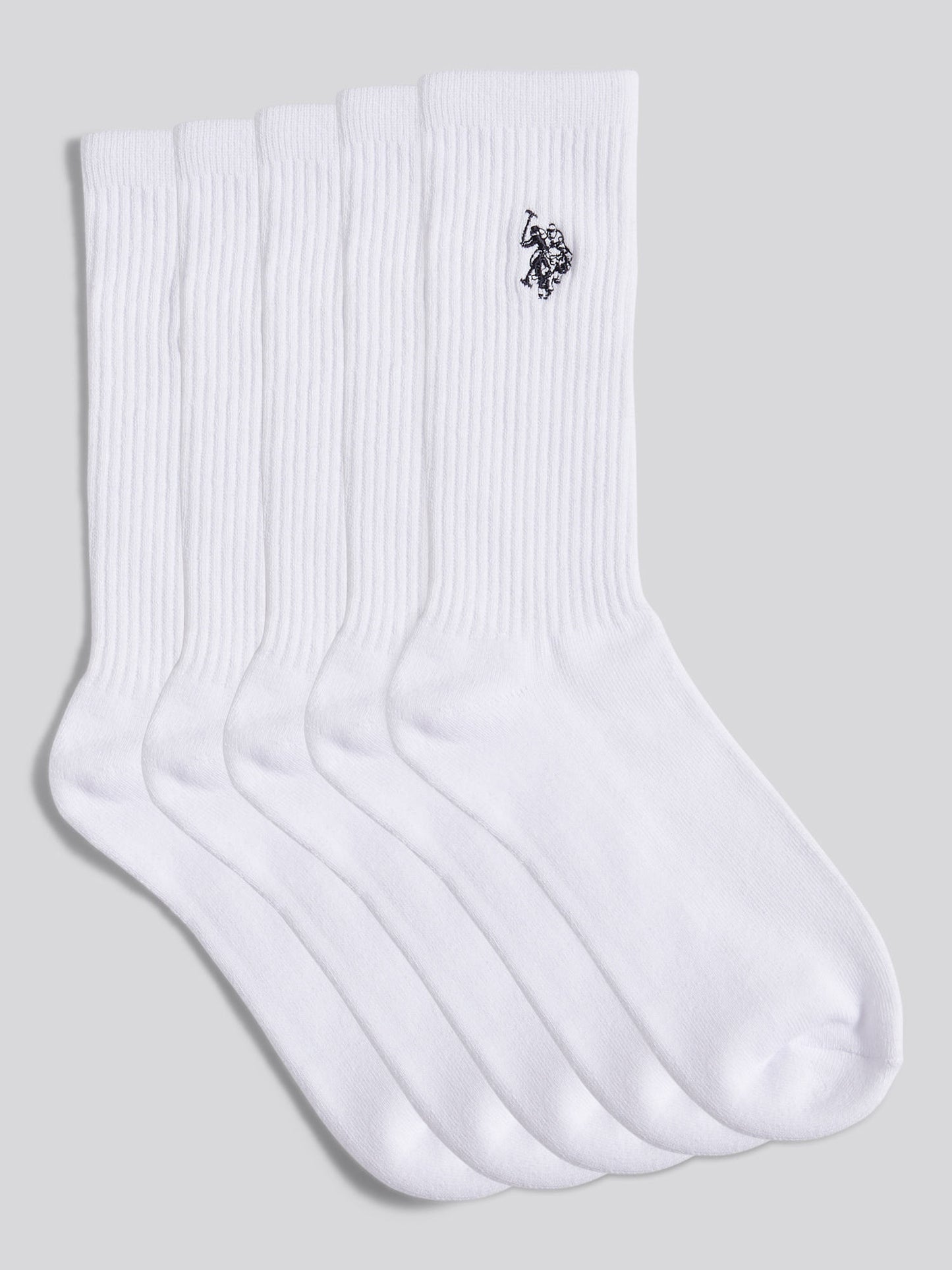 Mens 3 Pack Classic Sport Socks in Bright White