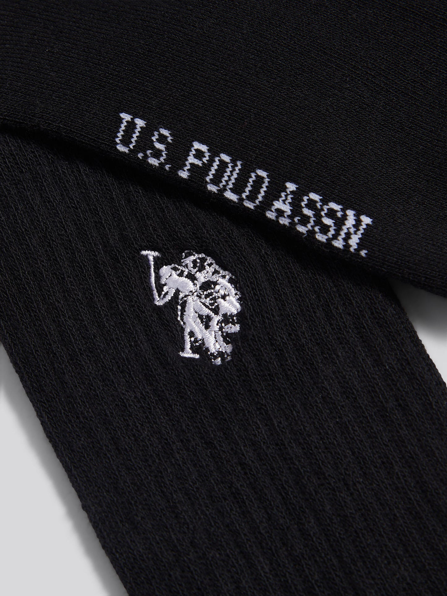 Mens 3 Pack Classic Sport Socks in Black Bright White DHM