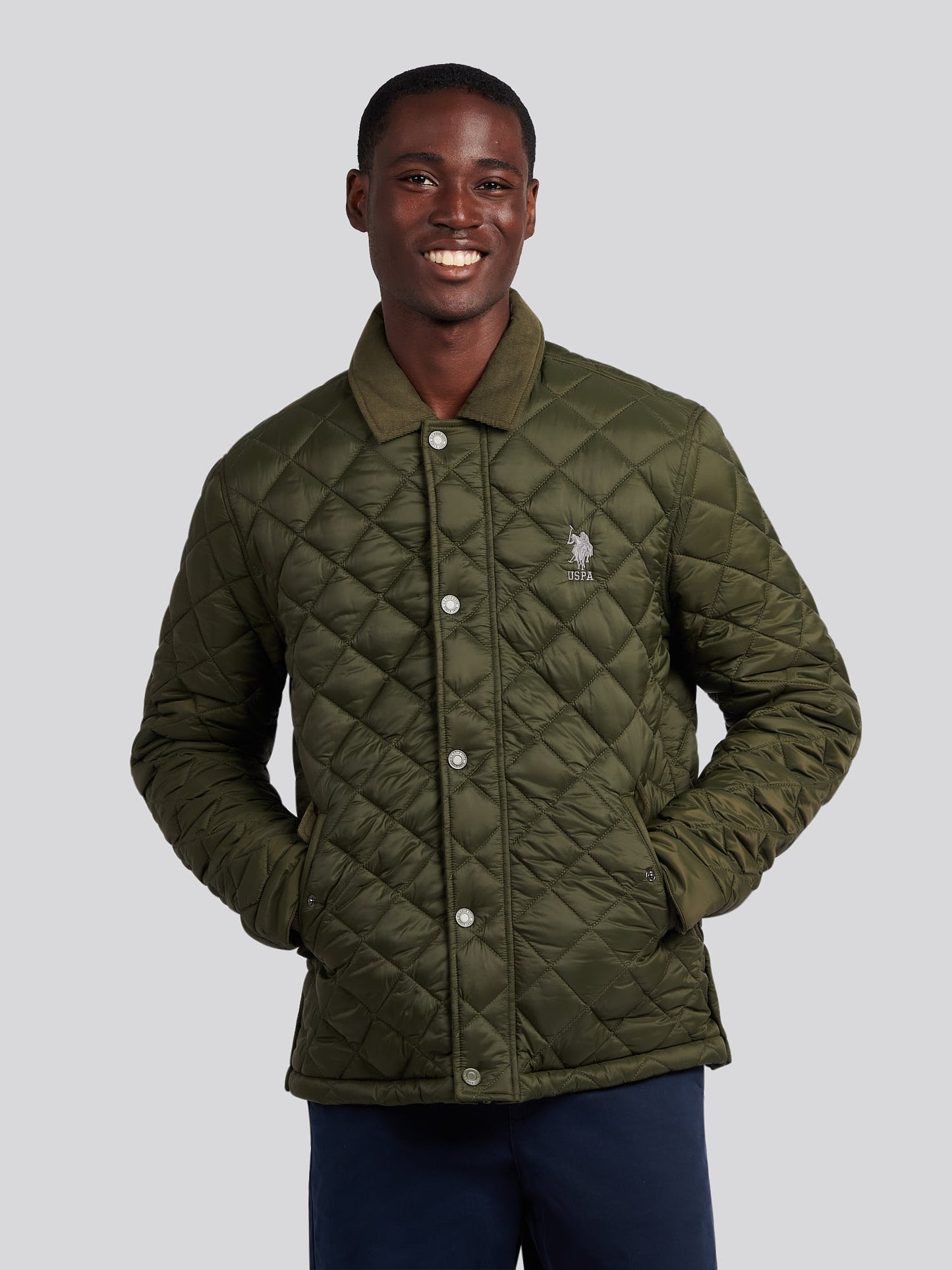 Mens Bound Internal Hacking Jacket in Forest Night
