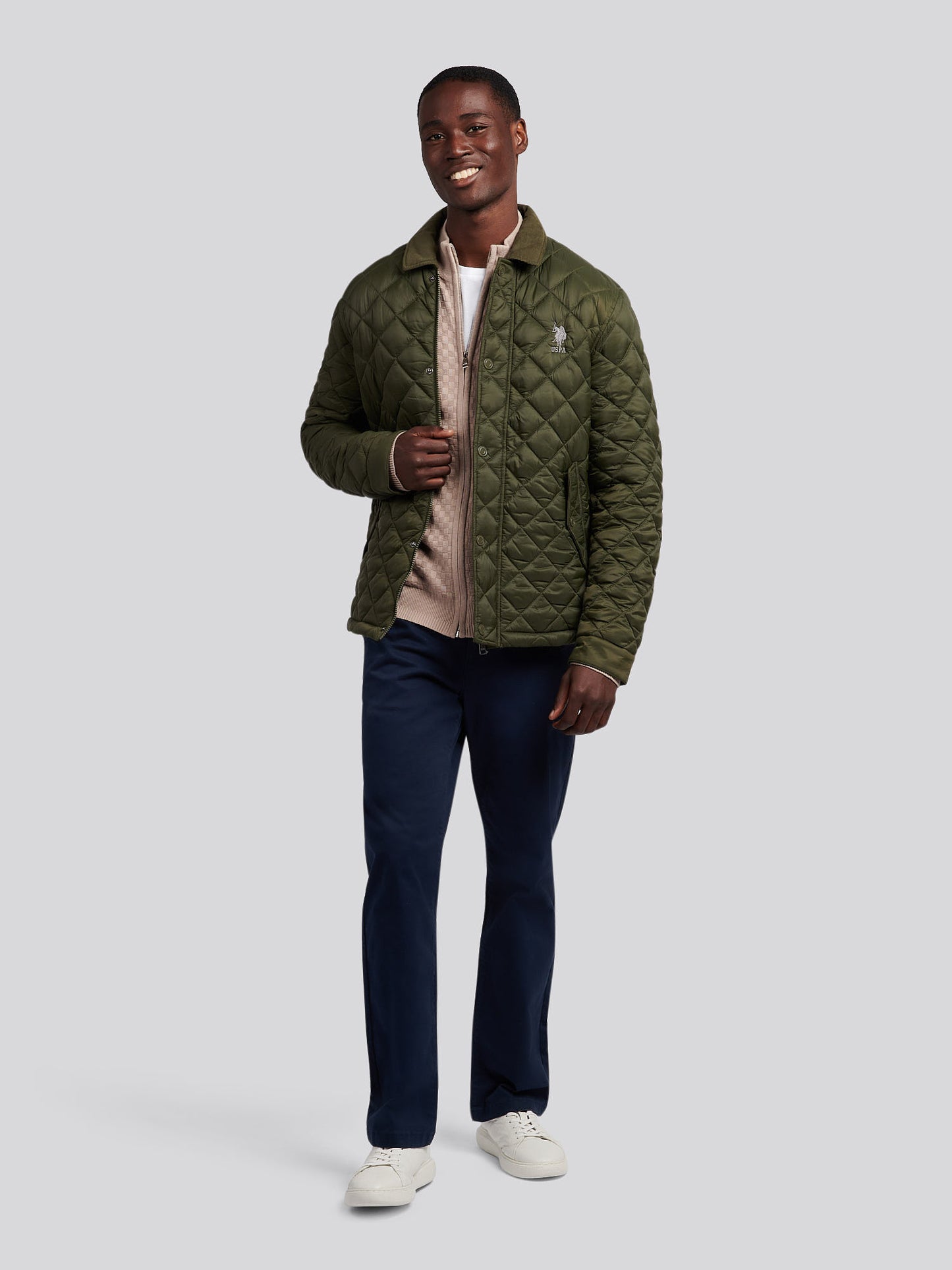 Mens Bound Internal Hacking Jacket in Forest Night