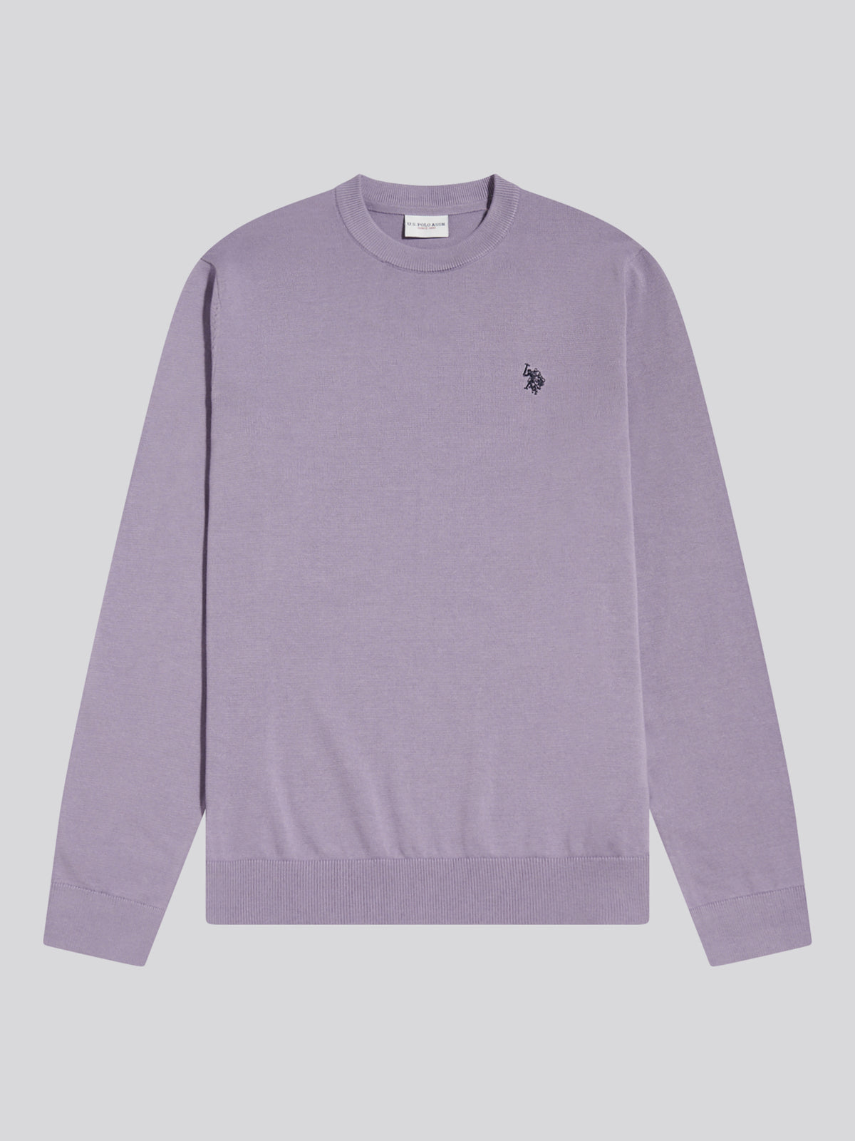 Mens Double Horsemen Cotton Knit Crew