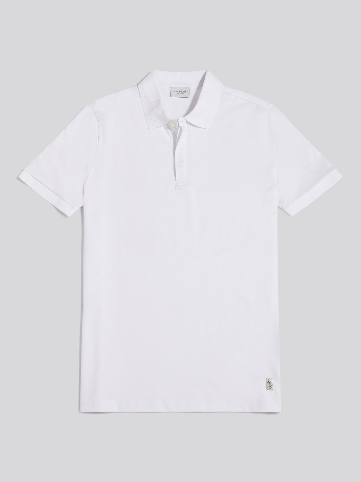 Mens Premium Supima Cotton Polo Shirt Bright White