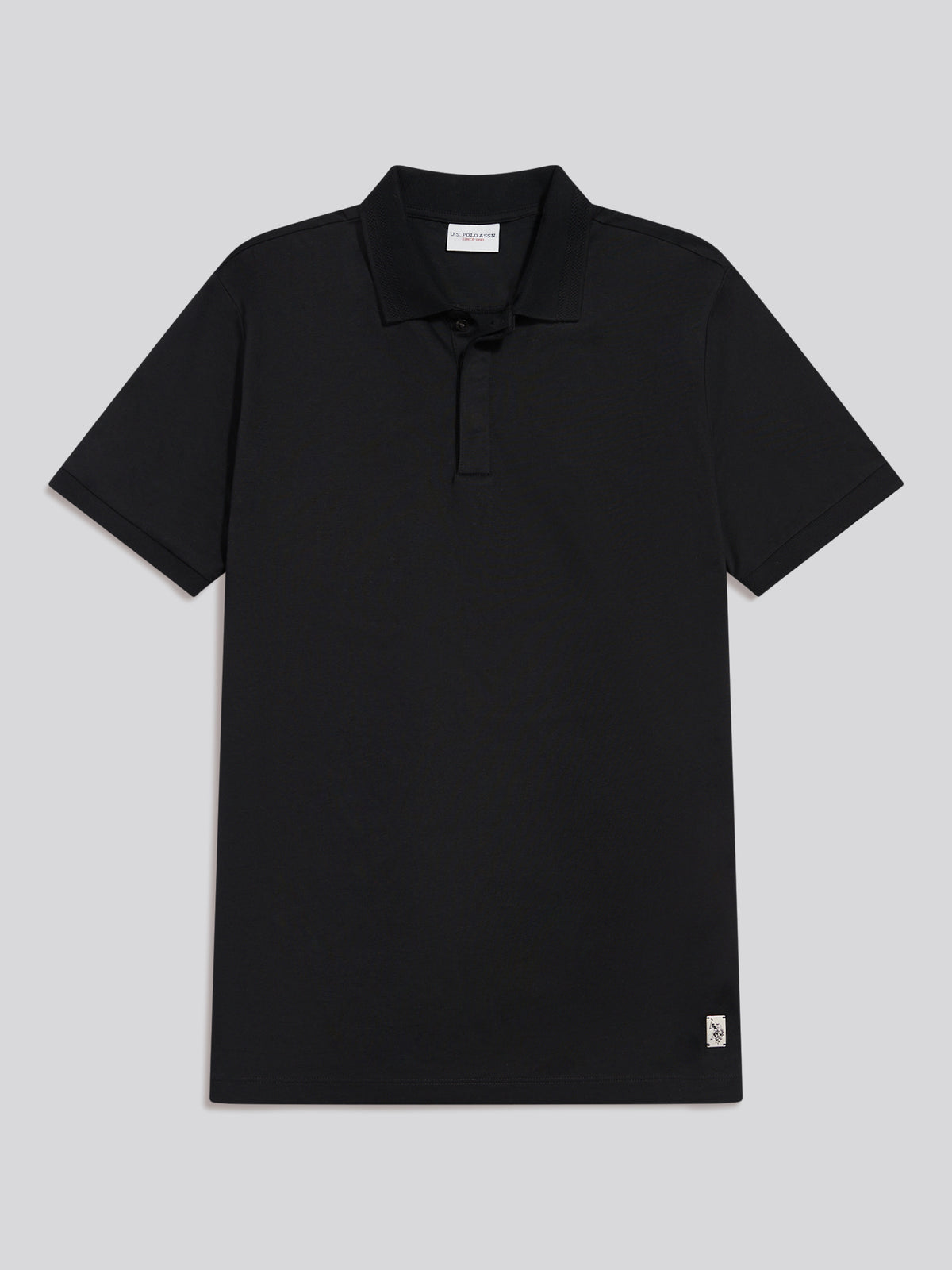 Mens Premium Supima Cotton Polo Shirt Black