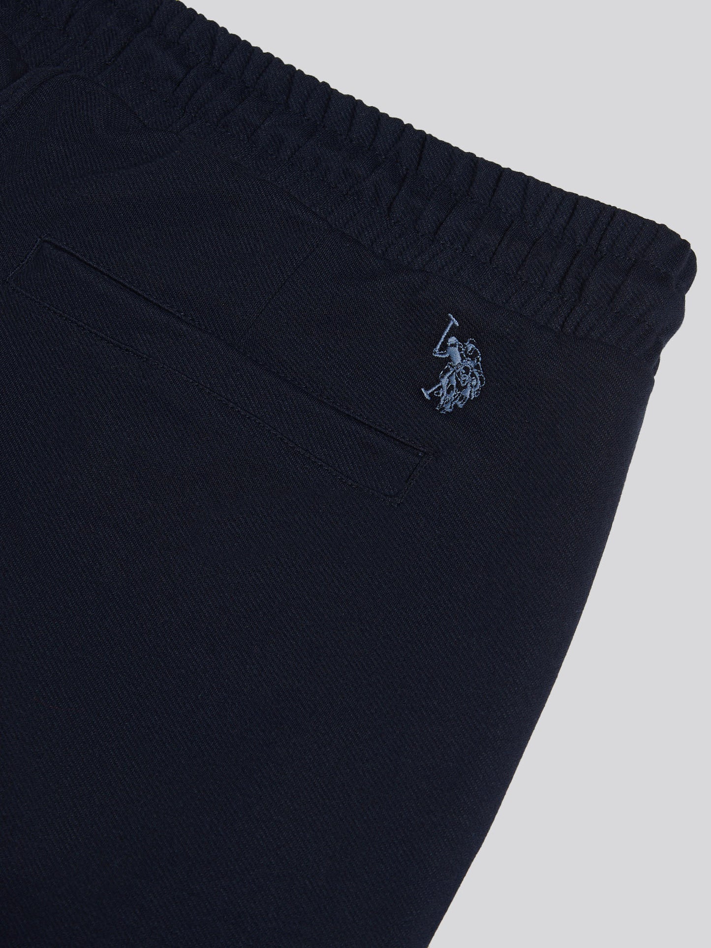Mens Jersey Double Horsemen Trousers Dark Sapphire Navy