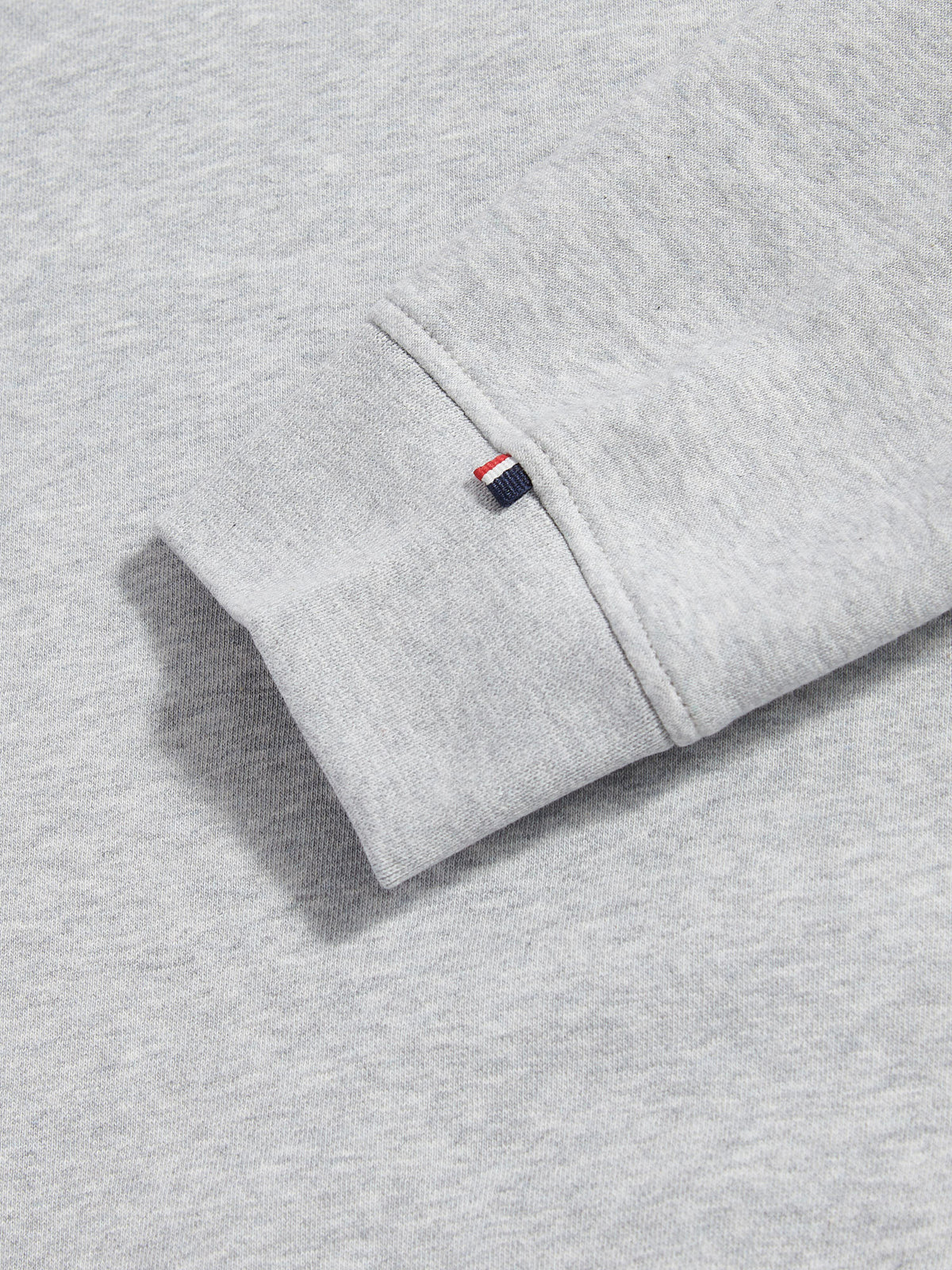 Mens Double Horsemen Crew Mid Grey Marl